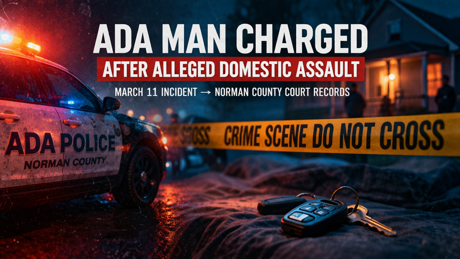Ada Man Charged After Alleged Domestic Assault - TRF News