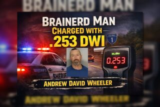 Cass County: Brainerd Man Charged With .253 DWI