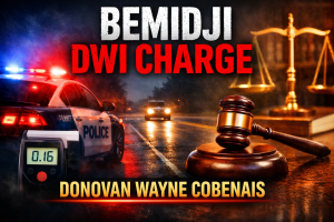 Bemidji DWI Charge Filed After .16 Test