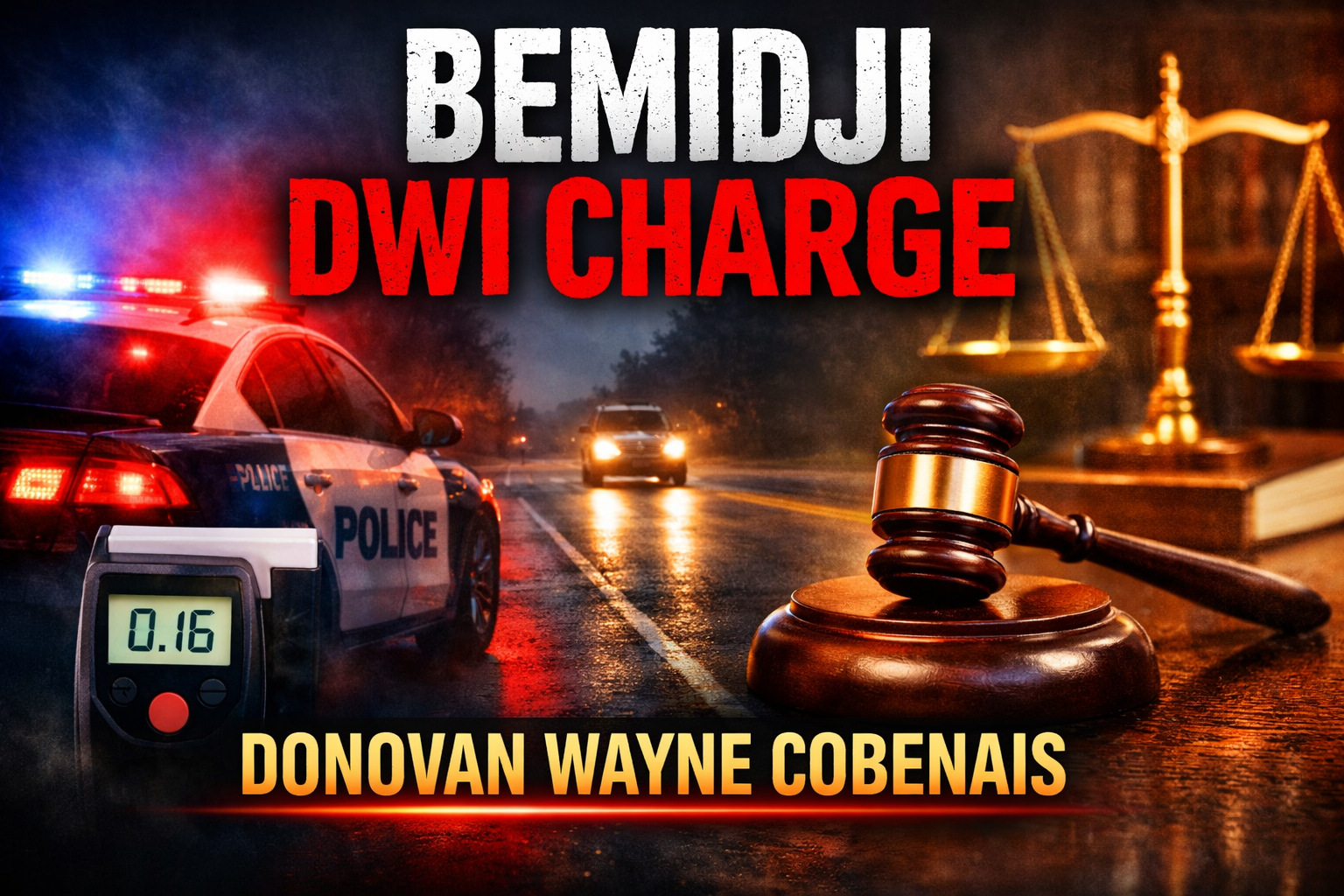 Bemidji DWI Charge Filed After .16 Test