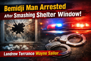 Bemidji Man Charged After Shelter Window Smashed
