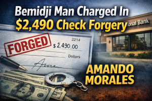Bemidji Man Charged In $2,490 Check Forgery