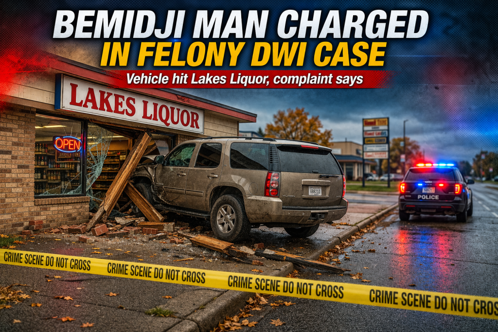 Bemidji Man Charged In Felony DWI Case