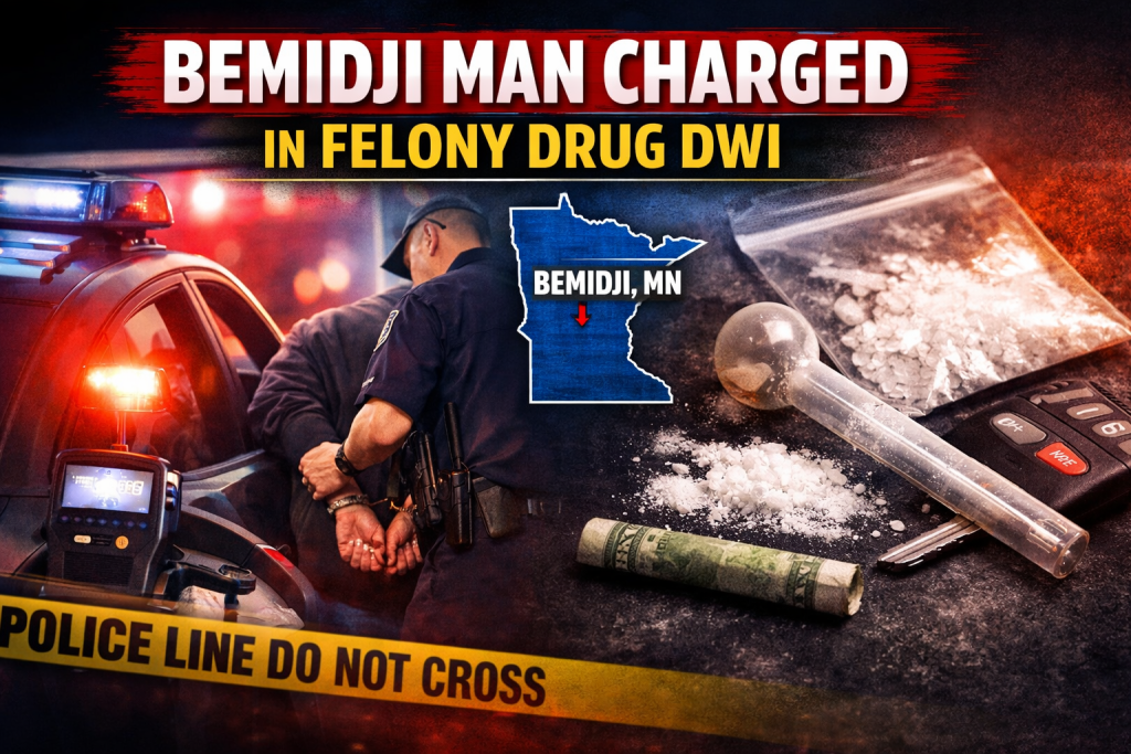 Bemidji Man Charged In Felony Drug DWI Case – TRF News