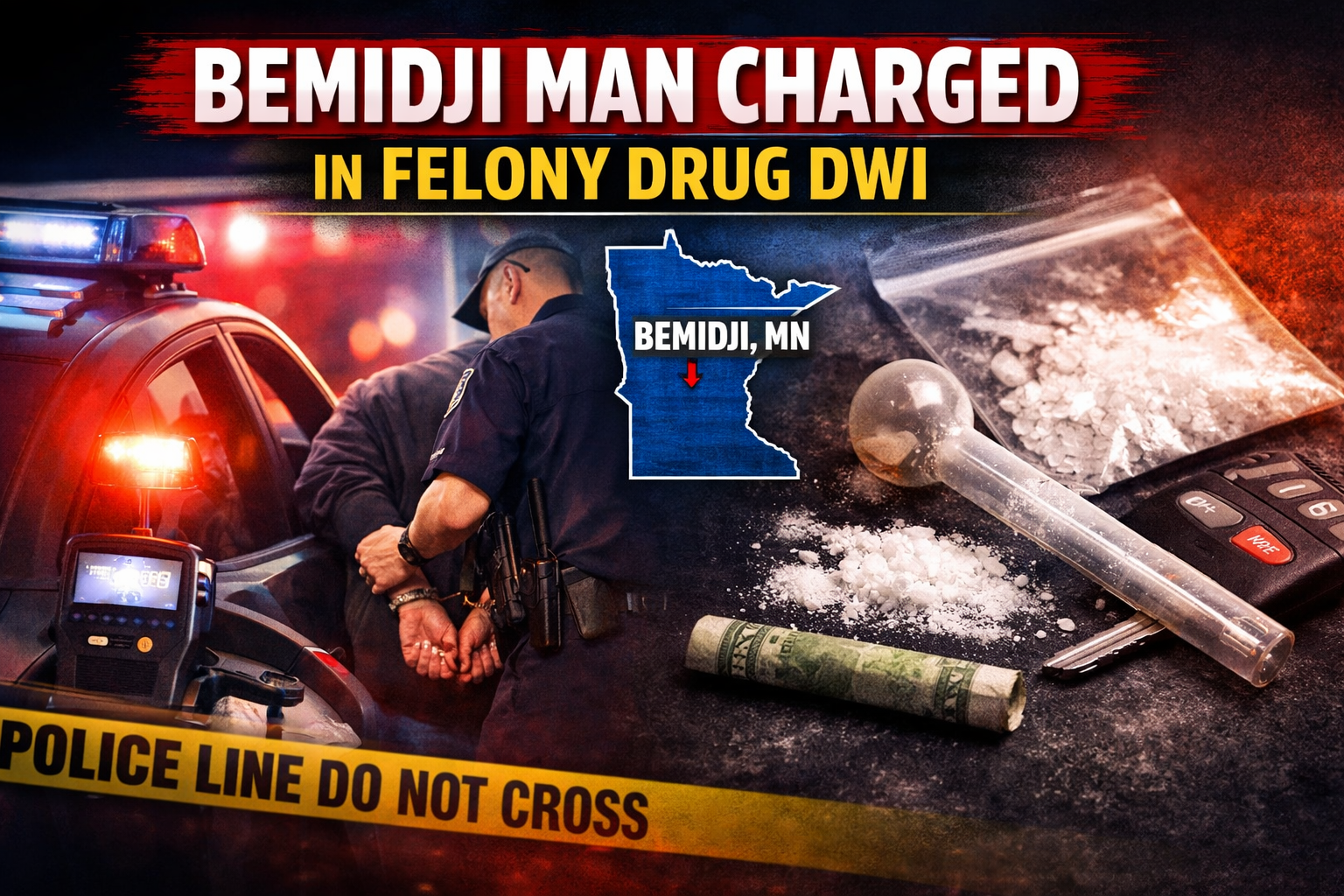 Bemidji Man Charged In Felony Drug DWI Case