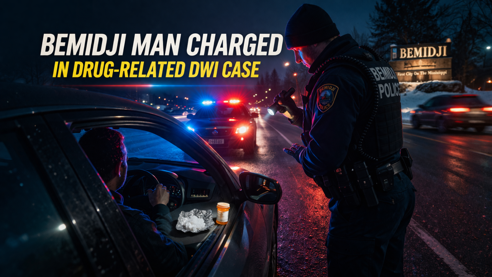 Bemidji Man Charged in Drug-Related DWI Case