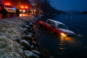 Bemidji Truck Plunges Into River, Driver Dies