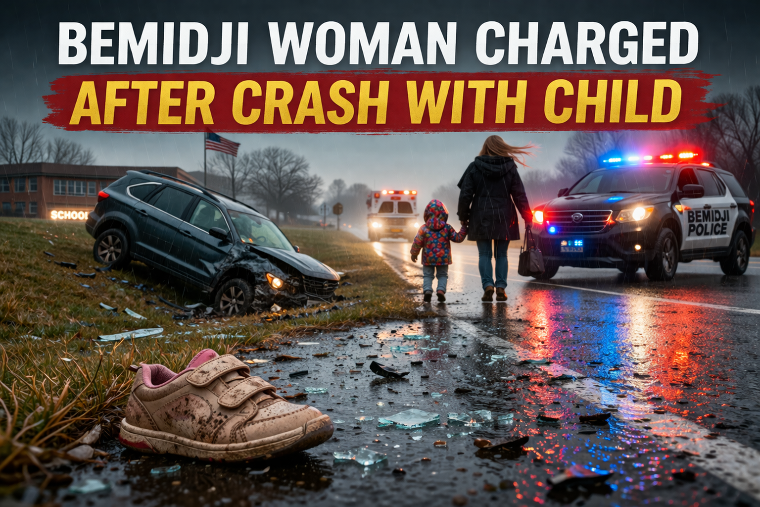 Bemidji Woman Charged After Crash With Child