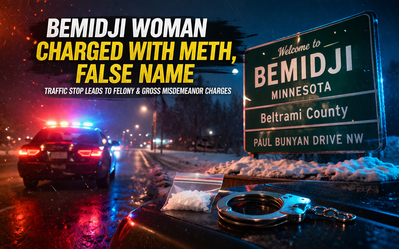 Bemidji Woman Charged With Meth, False Name – TRF News