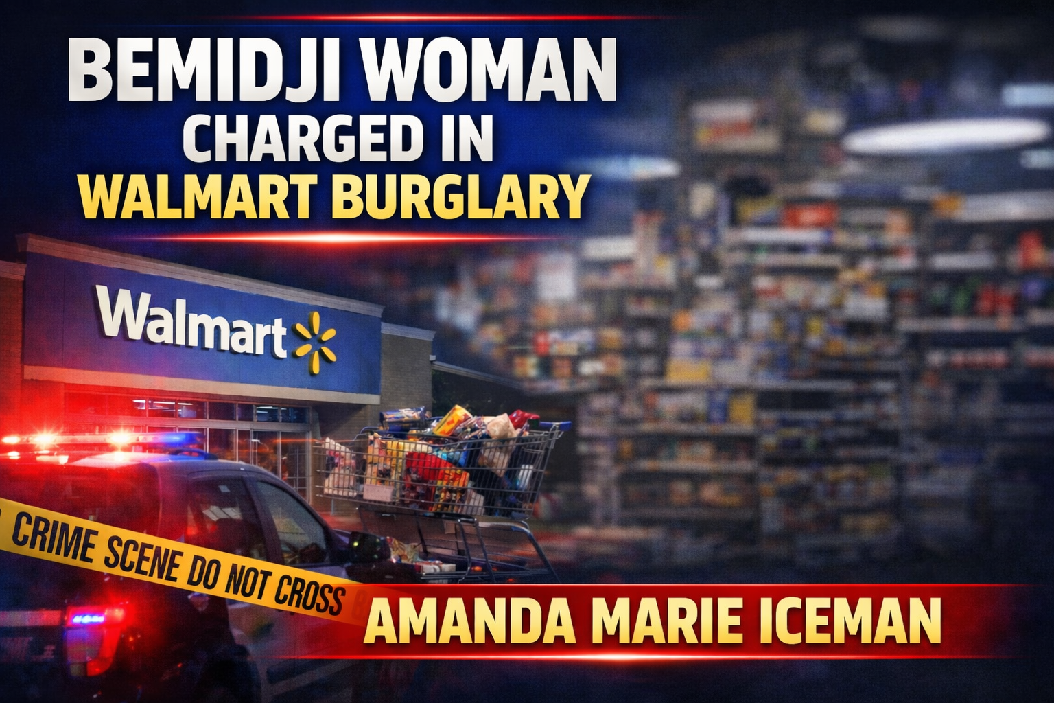 Bemidji Woman Charged in Walmart Burglary