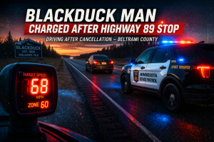 Blackduck Man Charged After Highway 89 Stop