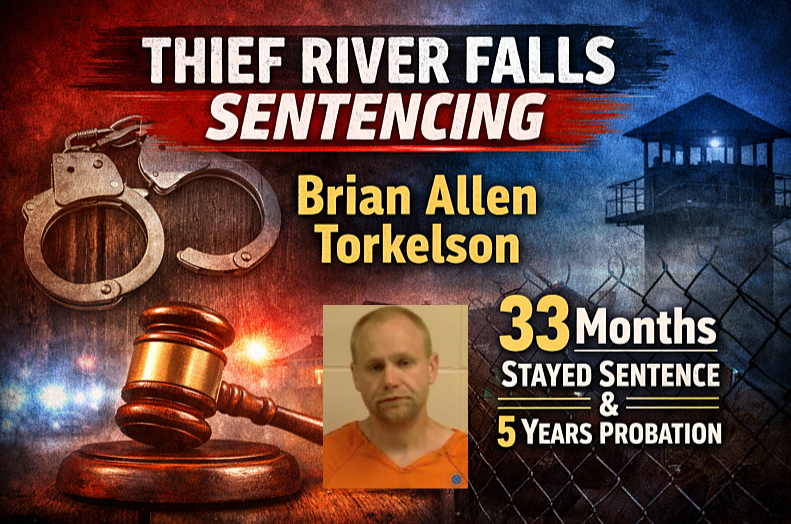 Thief River Falls: Torkelson Gets Stayed 33-Mo