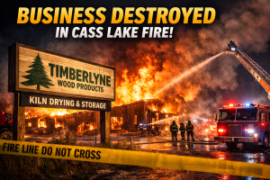 Cass Lake Fire Destroys Timberlyne Building
