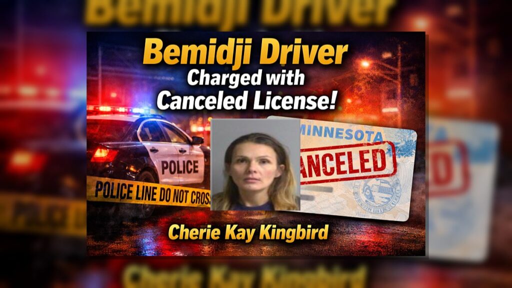 Bemidji Stop: Driver Charged With Canceled License