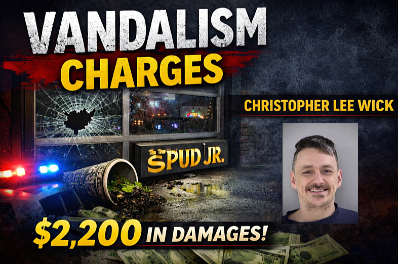 East Grand Forks Man Charged in Spud Jr Vandalism