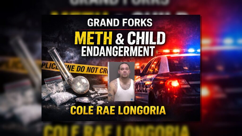 Grand Forks Man Charged After Meth, Child Found