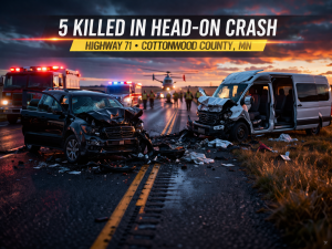 Cottonwood County Crash Kills 5 on Highway 71