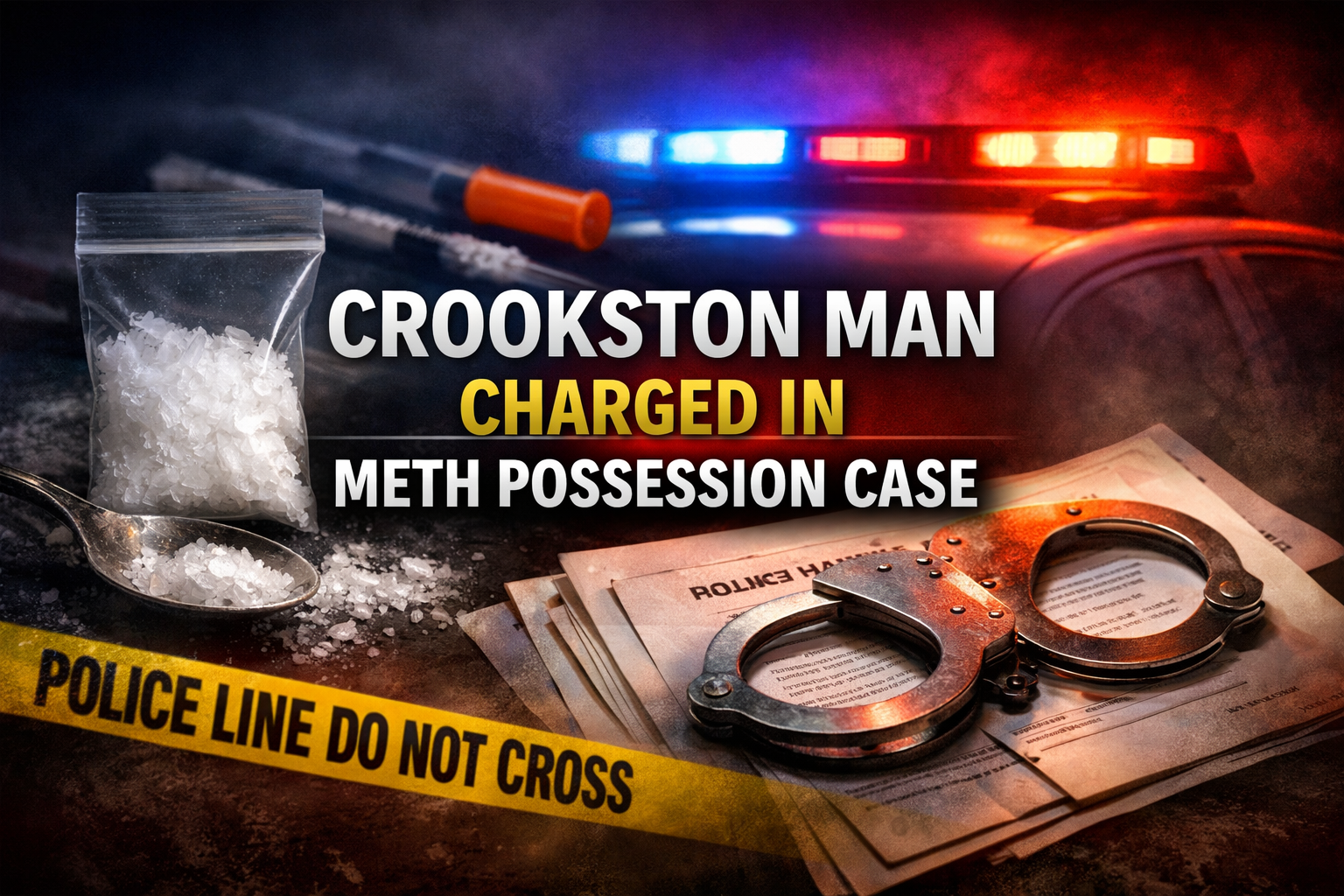 Crookston Man Charged in Meth Possession Case