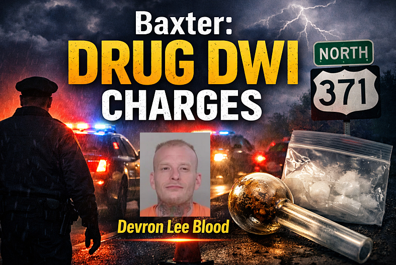 Baxter: Brainerd Man Charged in Drug DWI