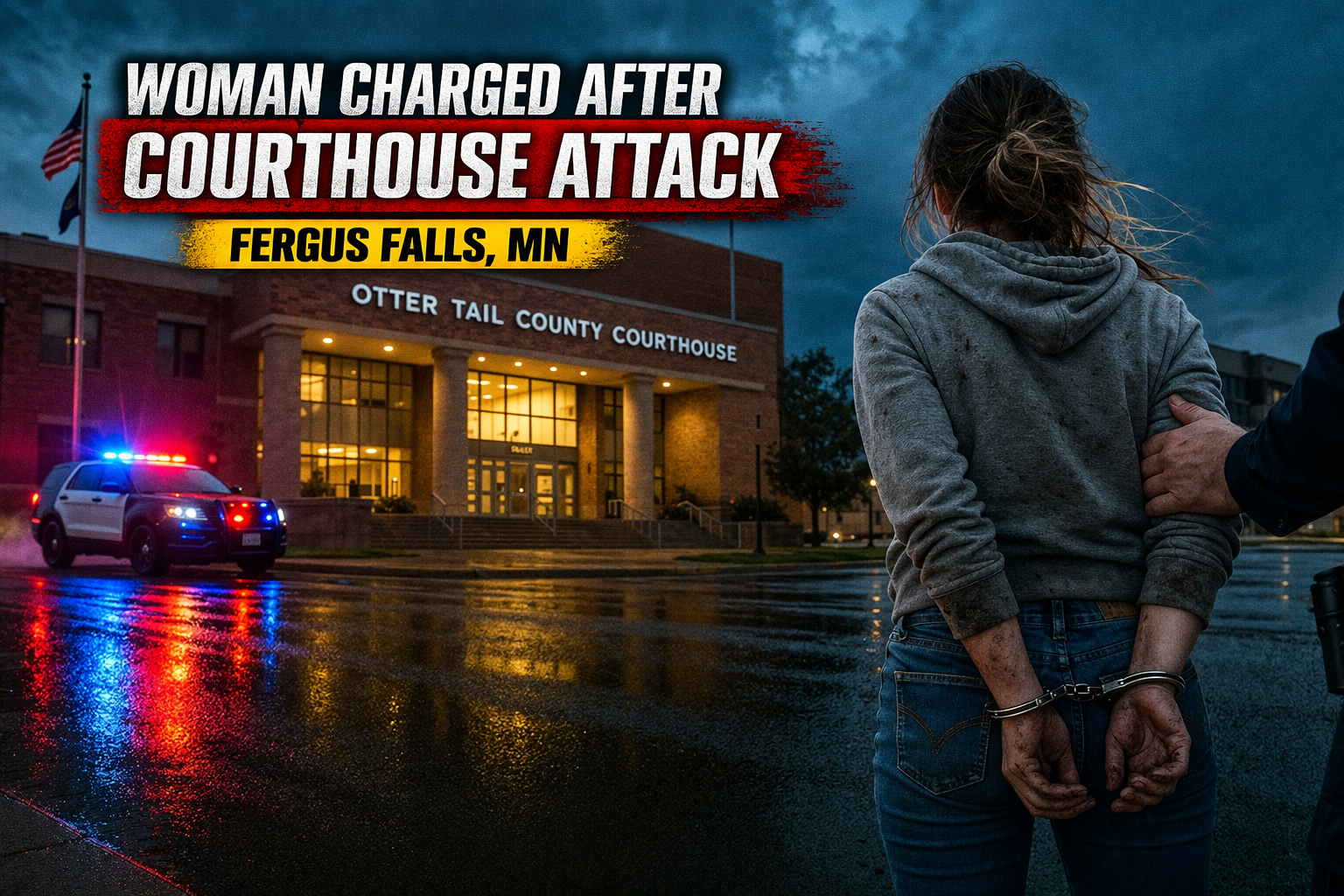 Fergus Falls Woman Charged After Courthouse Attack