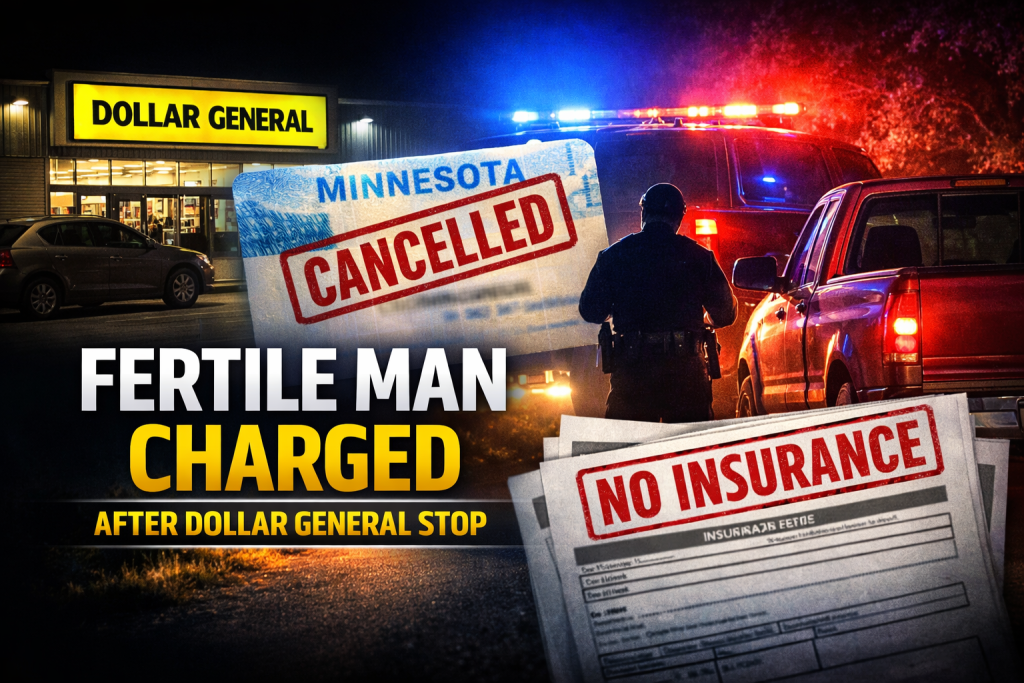 Fertile Man Charged After Dollar General Stop