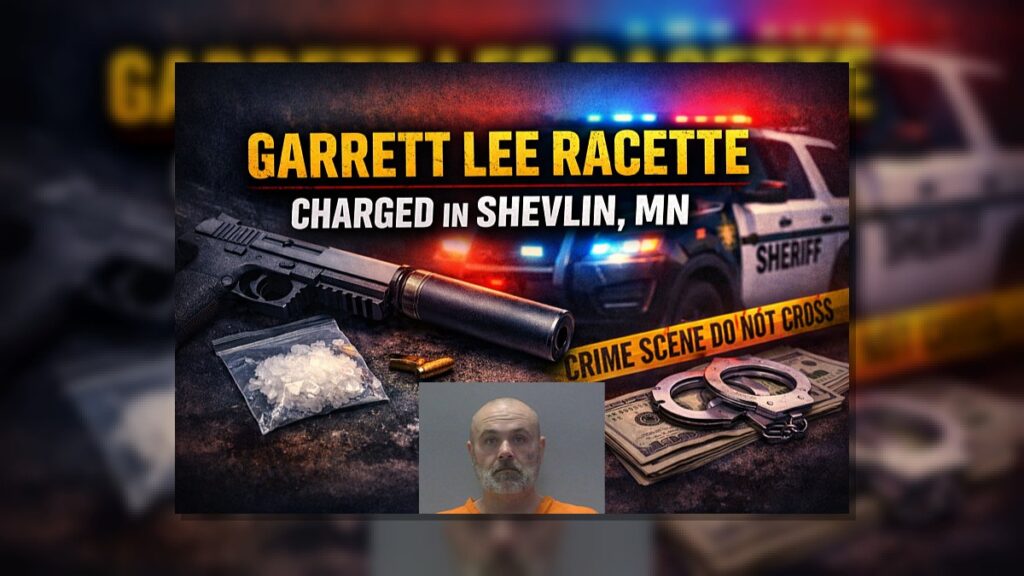 Shevlin: Man Charged After Stop Finds Suppressor, Meth