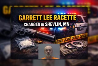Shevlin: Man Charged After Stop Finds Suppressor, Meth