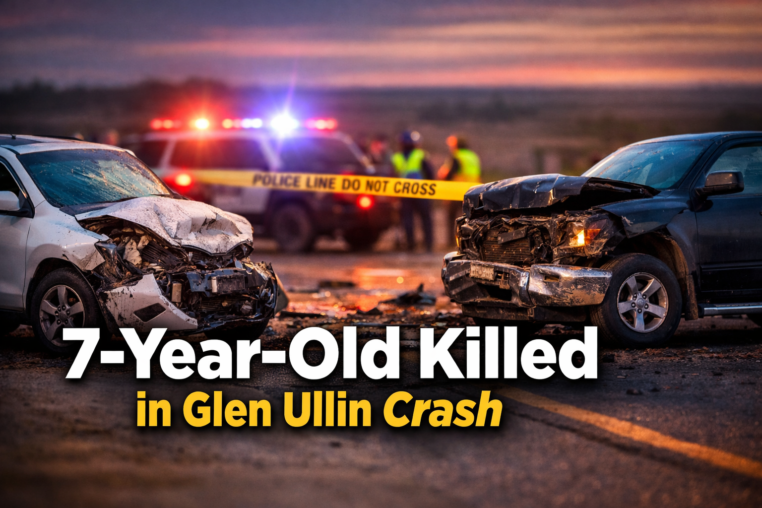 Glen Ullin Crash Kills 7-Year-Old Child