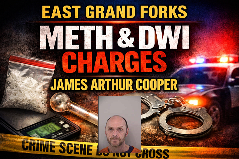 East Grand Forks Man Faces Meth, DWI Charges