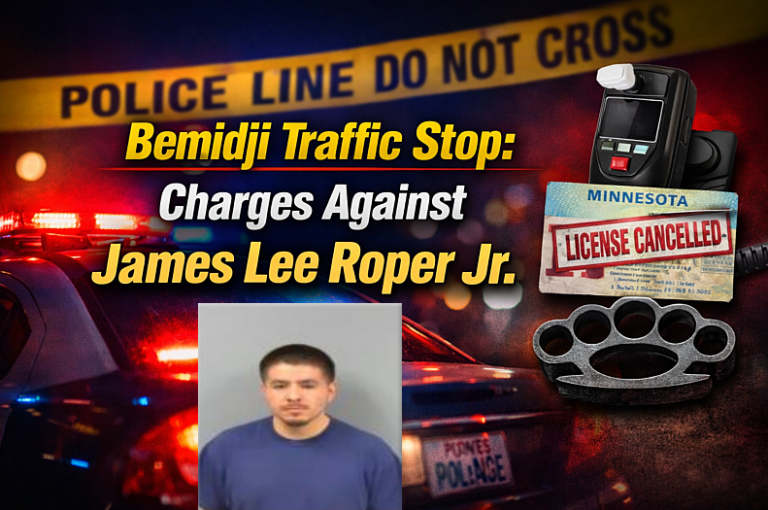 Bemidji Stop Leads to 3 Charges for Cass Lake Man – TRF News