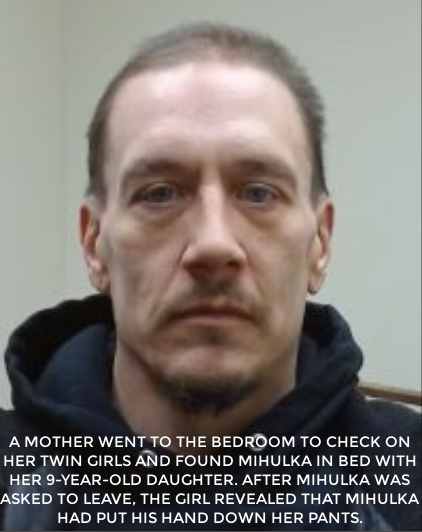 MIHULKA, JEREMIAH JACK Sex Offender