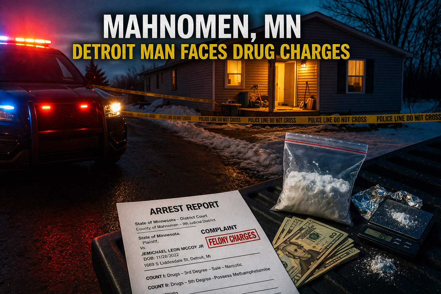 Mahnomen: Detroit Man Faces Drug Charges
