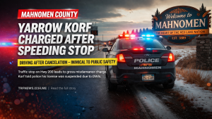 Mahnomen: Yarrow Korf Charged After Stop