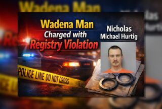 Wadena: Hurtig Charged in Registry Violation
