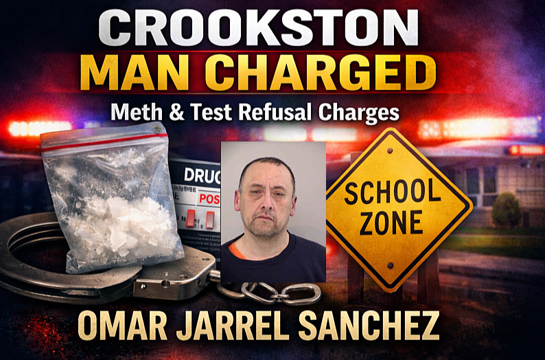 Crookston Man Faces Meth, Test Refusal Charges
