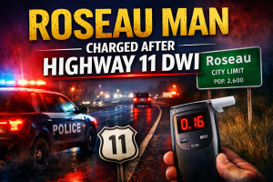 Roseau Man Charged After Highway 11 DWI