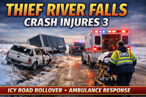 Thief River Falls Area Crash Sends 3 to Hospital