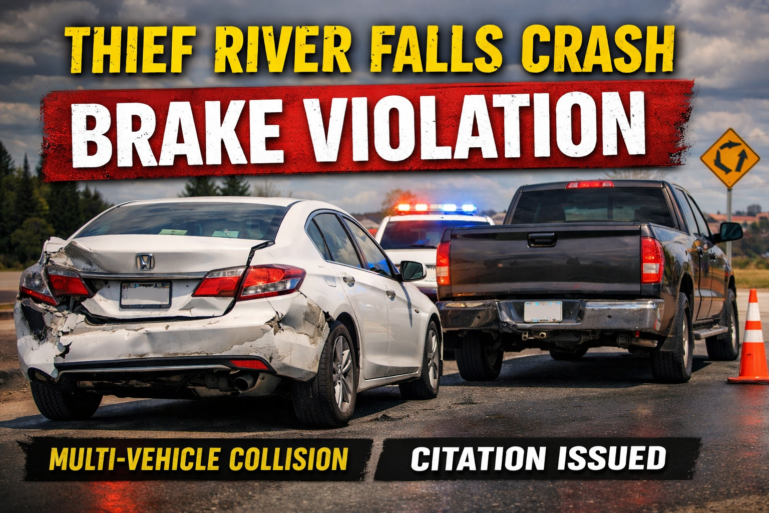 Thief River Falls Crash Ends With Brake Citation