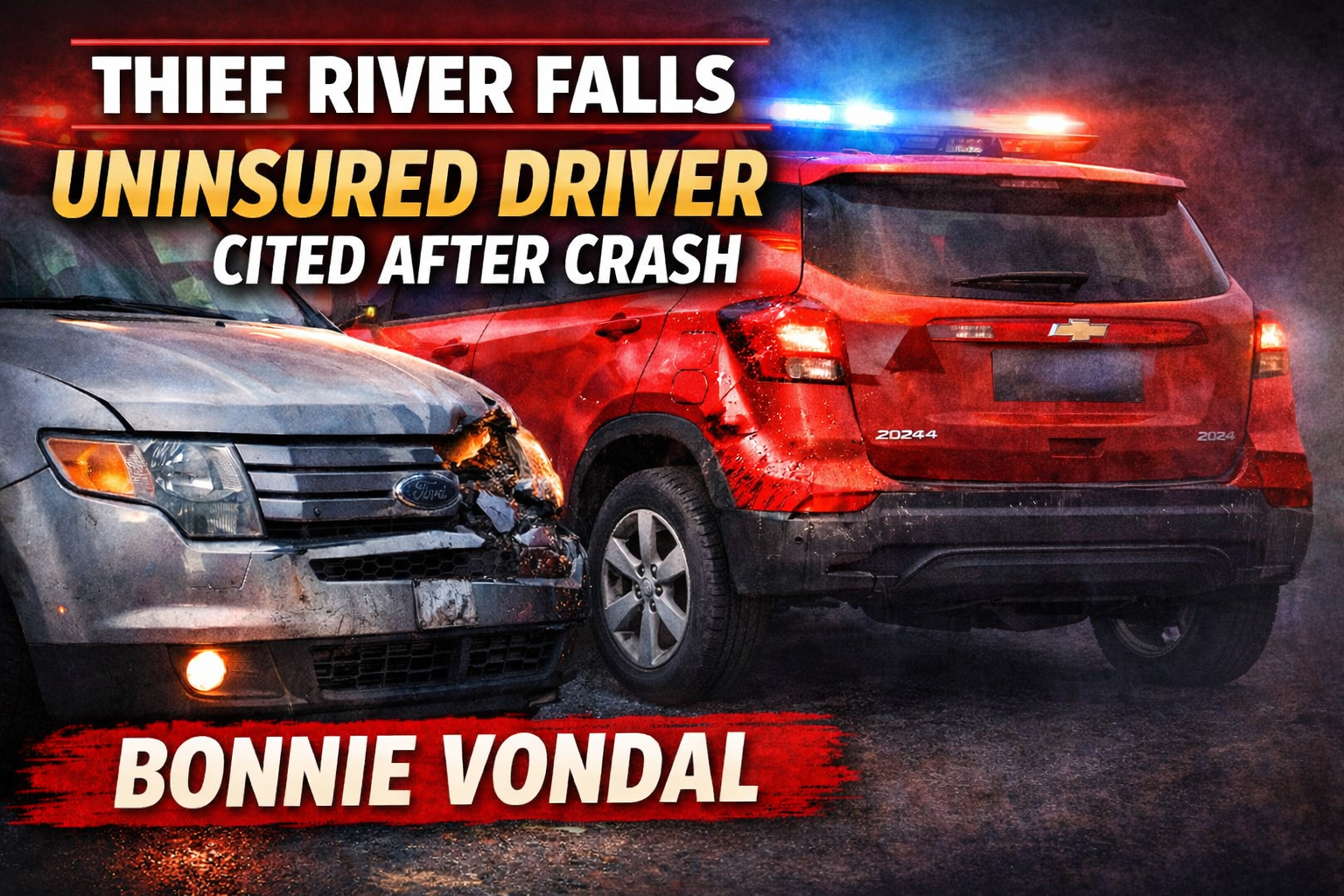 Thief River Falls Driver Cited After Crash