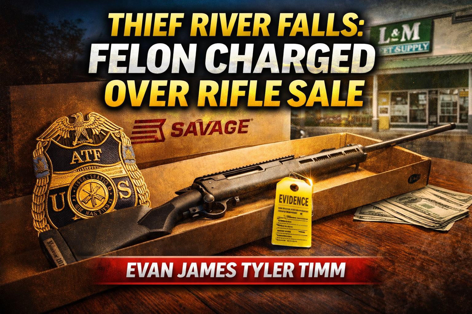 Thief River Falls: Felon Charged Over Rifle Sale