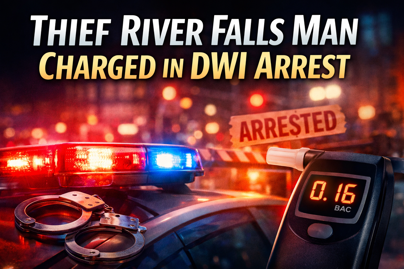 Thief River Falls Man Charged in DWI Arrest