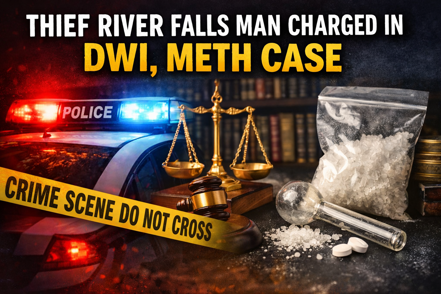 Thief River Falls Man Charged in DWI, Meth Case
