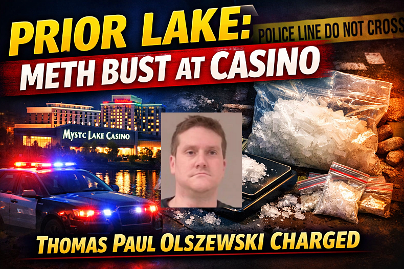 Prior Lake: Meth Seizure Leads to Charges