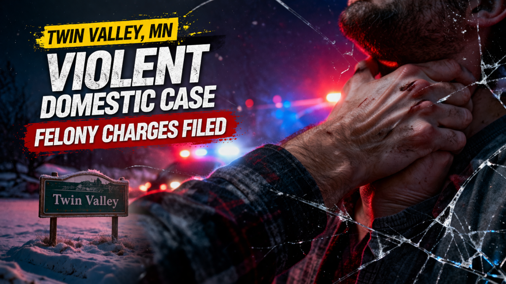 Twin Valley Man Charged in Violent Domestic Case