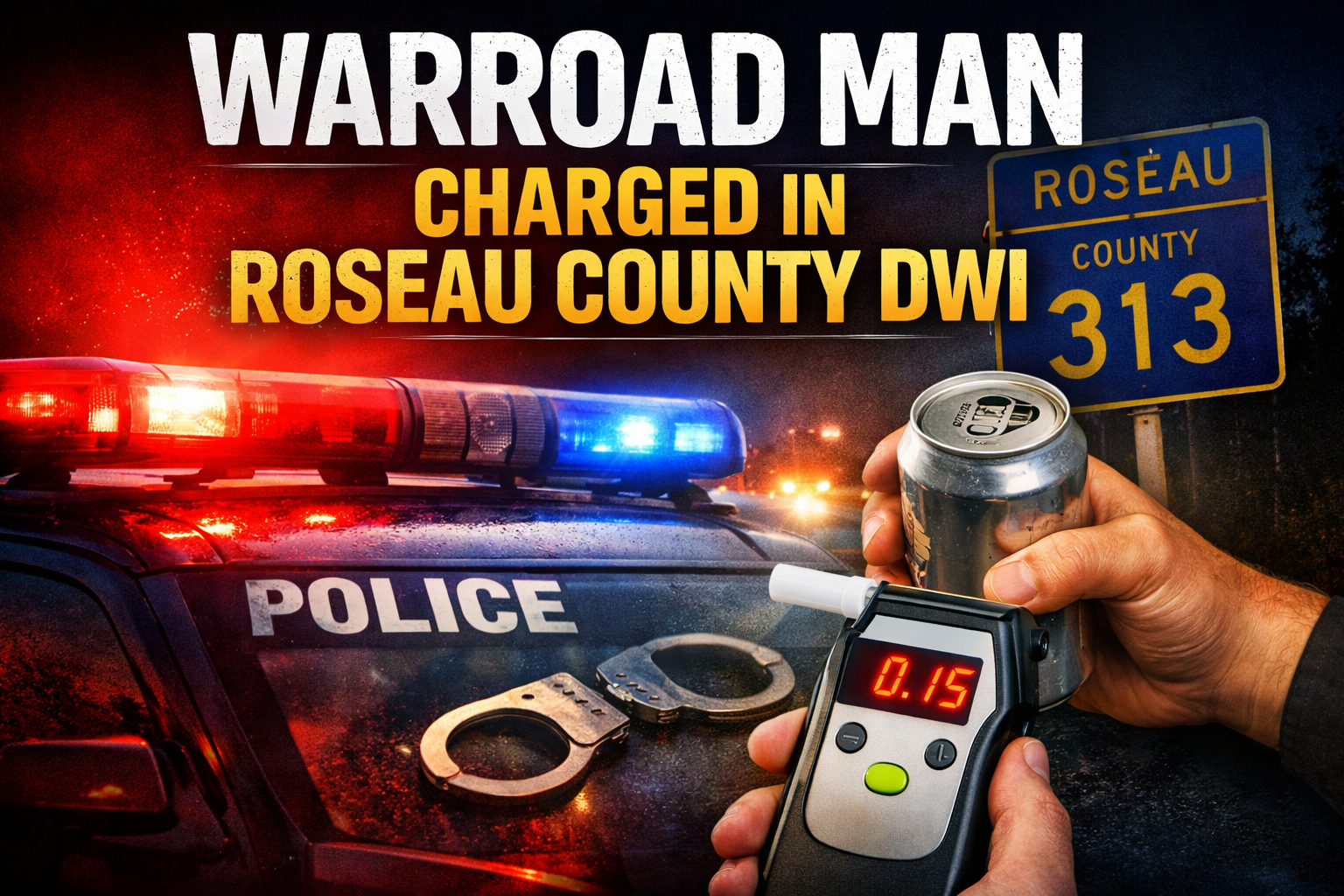 Warroad Man Charged In Roseau County DWI