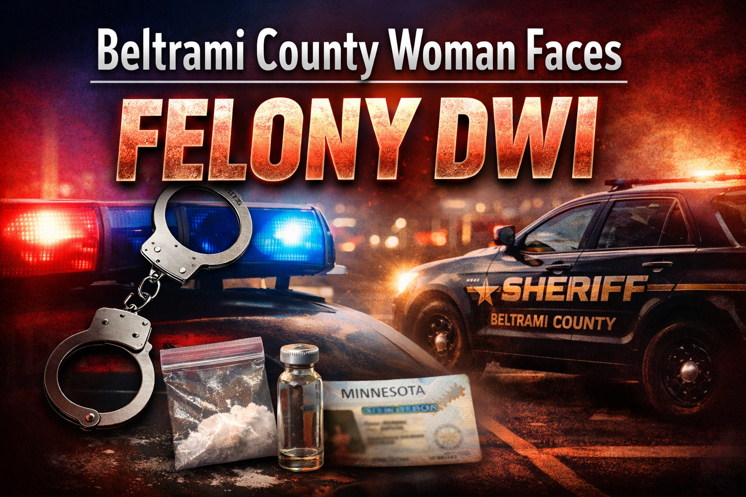 Beltrami County Woman Faces Felony DWI