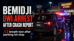 Bemidji DWI Charge After Parking Lot Stop
