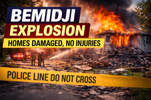 Bemidji Explosion Damages Homes, No Injuries