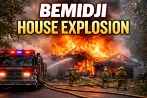 Bemidji Fire Explosion Damages Nearby Homes