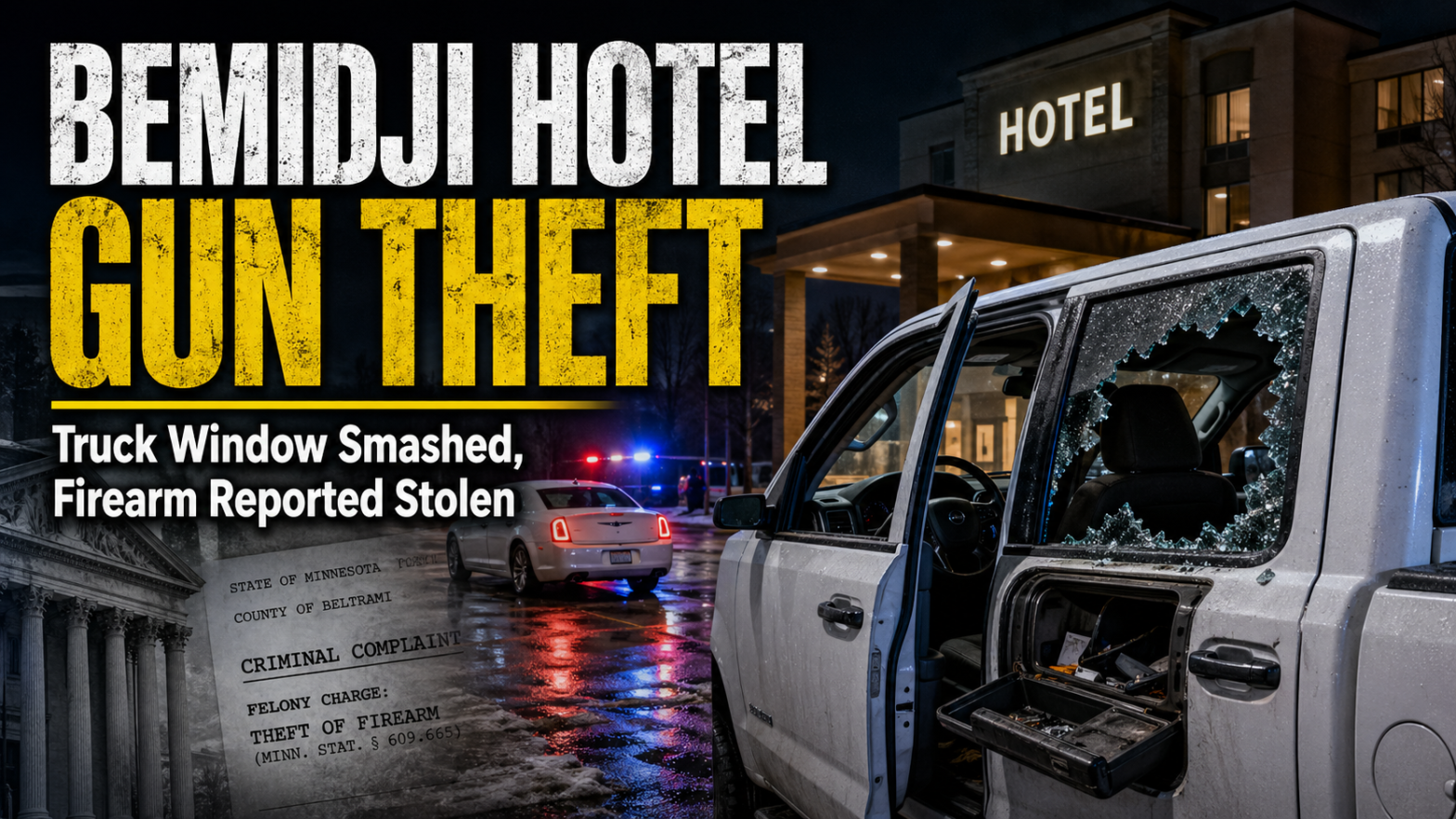 Bemidji Hotel Break-In Leads To Gun Charge